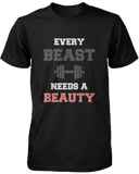 Every Beauty Needs A Beast Matching Couple Shirts (Set)