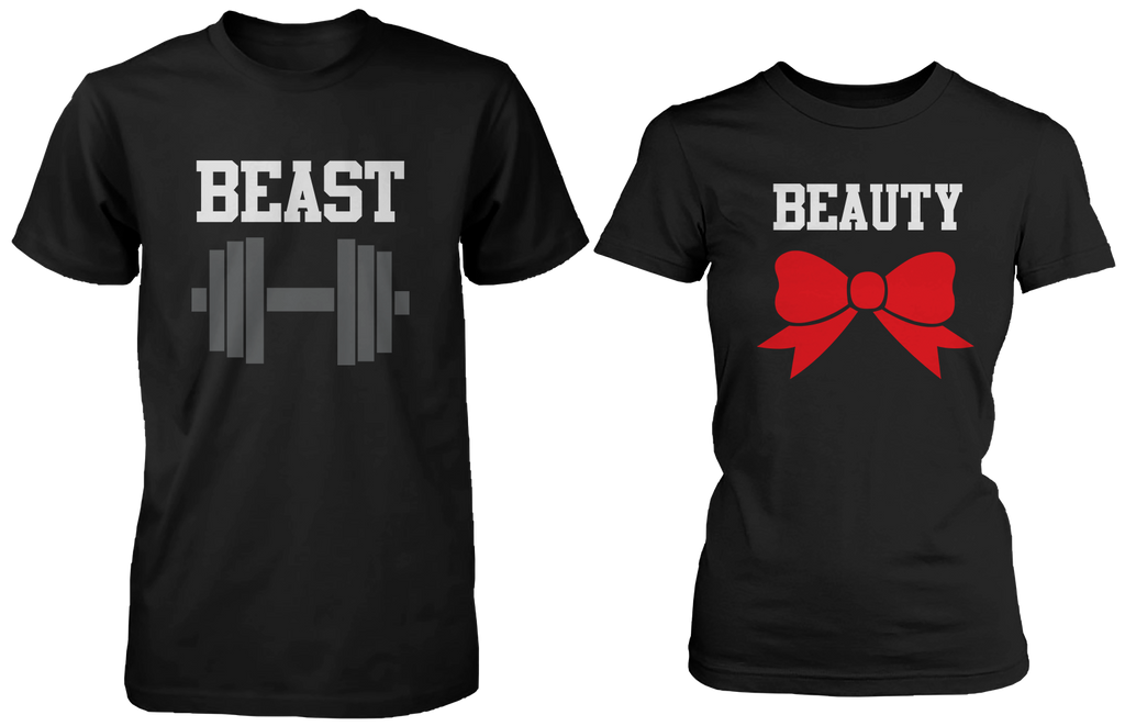 Beauty & Beast Matching Couple Shirts (Set)