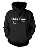 I Love You to the Moon and Back Couple Hoodies Matching Outfit for Couples