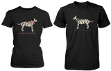 Dalmatian Dog Print Matching Couple Shirts (Set)
