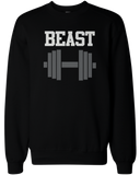 Beauty and Beast Couple Sweatshirts Cute Matching Outfit for Couples
