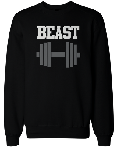Beauty and Beast Couple Sweatshirts Cute Matching Outfit for Couples