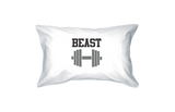 Beauty and Beast 300-Thread-Count Standard Size 21 x 30 Couple Pillowcases