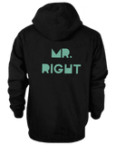 His and Her Matching Outfit Mr Right and Mrs Always Right Couple Hoodies