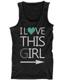 I Love This Guy and Girl His and Her Matching Tank Tops for Couples