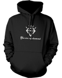 His and Her Couple Outfit You Are My Diamond Matching Hoodies for Couples