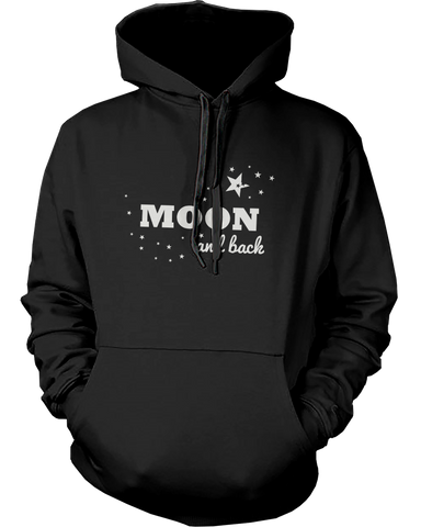 I Love You to the Moon and Back Couple Hoodies Matching Outfit for Couples