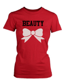 Beauty & Beast Red Matching Couple Shirts (Set)