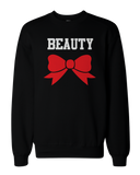 Beauty and Beast Couple Sweatshirts Cute Matching Outfit for Couples