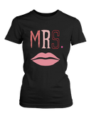 Mr. Blue Mustache & Mrs. Pink Lips Matching Couple Shirts (Set)