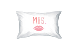 Mr and Mrs PillowCovers  Standard Size 21 x 30 Matching Couple Pillowcases