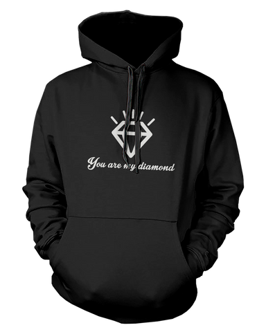 His and Her Couple Outfit You Are My Diamond Matching Hoodies for Couples