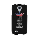 Pursuit Of Crown US Flag Phone Case Funny Independence Day Outfit