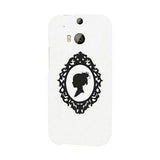 Lady Silhouette Frame Funny Phone Case Cute Graphic Design Phone Cover