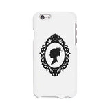 Lady Silhouette Frame Funny Phone Case Cute Graphic Design Phone Cover