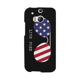 Live Free Sunglass US Flag Phone Case Funny Independence Day Outfit