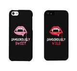 Dangerously Sweet And Wild Lips Cute BFF Matching Phone Cases Gift
