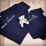 Dad & Baby Matching T-Shirt and Bodysuit Set - Sleep Deprived and Sleep Depriver
