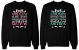 God Made Us Best Friends BFF Matching Sweatshirts for Best Friends