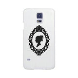 Lady Silhouette Frame Funny Phone Case Cute Graphic Design Phone Cover