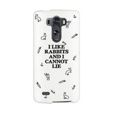 I Like Rabbit And I Cannot Lie Funny Case Cute Graphic Design Cover
