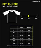 Stand Back Try Science Mens Black And White Baseball Shirt