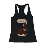 Funny Easter Joke BFF Tanks Easter Bunny Chocolate Best Friend Tank Tops
