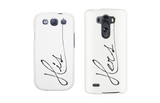 His and Hers Matching Couple White Phonecases (Set)