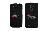 Mr and Mrs Bow Tie Couples Matching Cell Phone Cases Gift for Couples