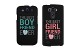 Best Girlfriend and Boyfriend Ever Black Matching Couple Phone Cases