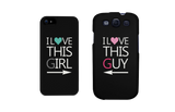 I Love This Girl and Guy Cute Matching Couples Cell Phone Cases