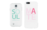 Soulmate Matching Couple White Phonecases (Set)