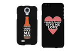 Forget Candy Give Me Beer and Love Couple Phone Cases Halloween Gifts