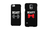 Beauty and Beast Cute Matching Couple Phone Cases Great Gift for Couples