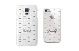 Beauty and Beast Clear Matching Couple Phone Cases Gift for Couples