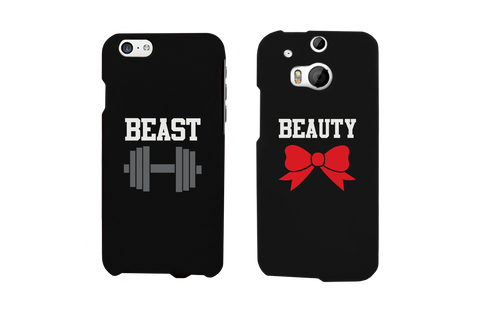 Beauty and Beast Cute Matching Couple Phone Cases Great Gift for Couples