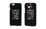 I Love This Girl and Guy Cute Matching Couples Cell Phone Cases