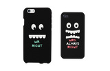 Mr Right and Mrs Always Right Matching Couple Phone Cases Gift for couples