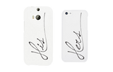 His and Hers Matching Couple White Phonecases (Set)