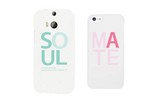 Soulmate Matching Couple White Phonecases (Set)