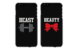 Beauty and Beast Cute Matching Couple Phone Cases Great Gift for Couples