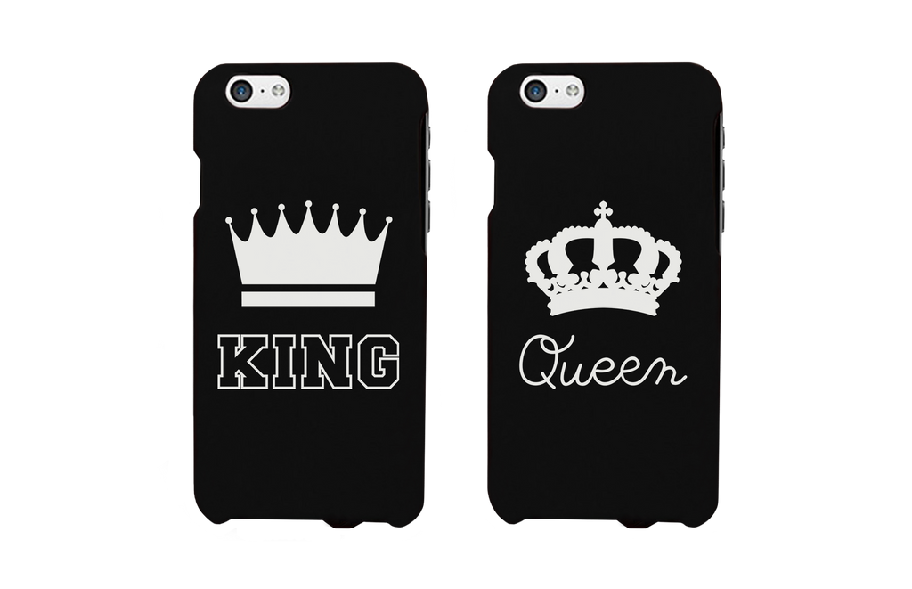 King and Queen Matching Couple Phone Cases (Set)