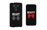 Beauty and Beast Cute Matching Couple Phone Cases Great Gift for Couples