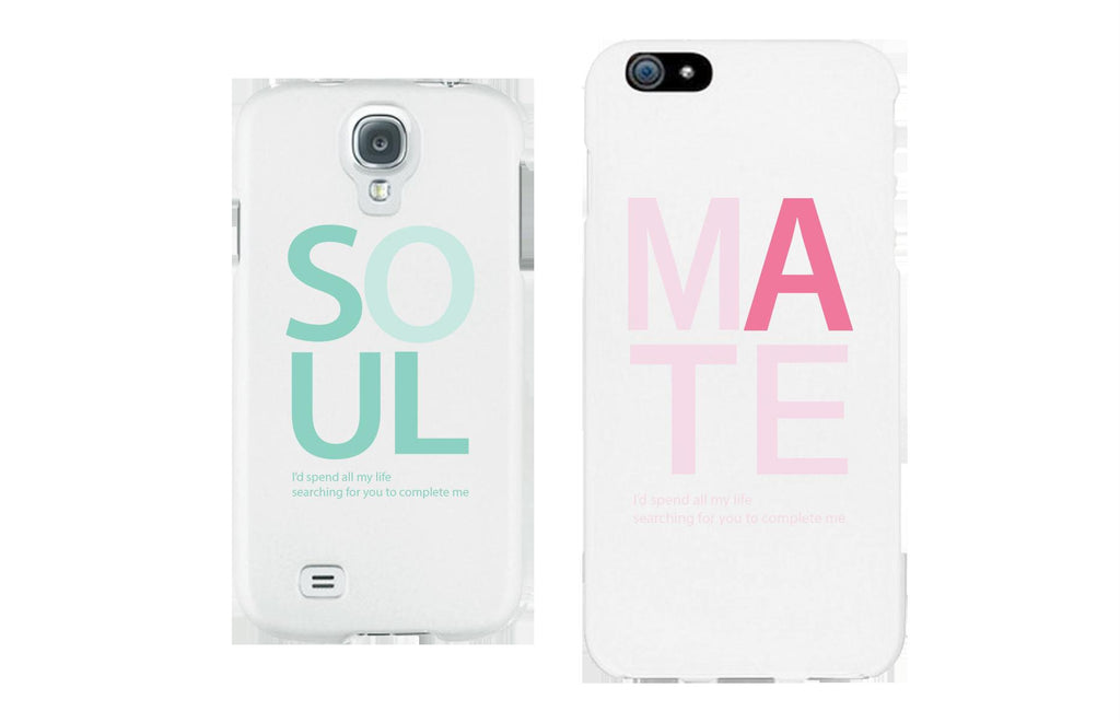 Soul Mate Matching Couple Phone Cases Valentine's Day Gifts