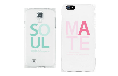 Soul Mate Matching Couple Phone Cases Valentine's Day Gifts
