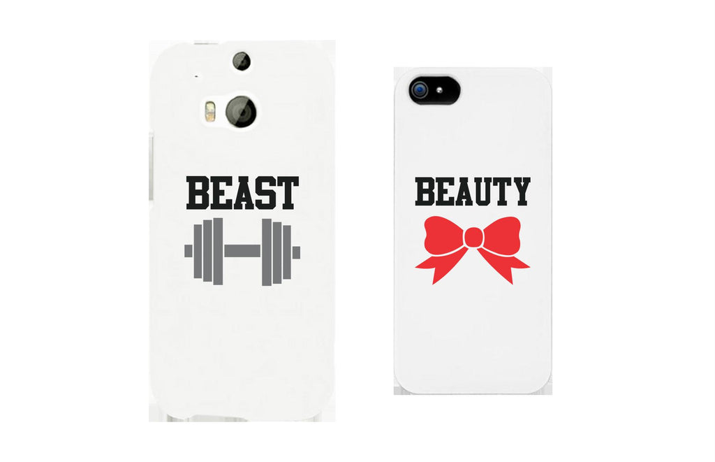 Beauty and Beast Matching Couple Phone Cases Christmas Gifts