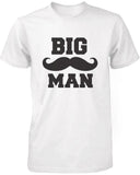 Daddy and Baby Matching T-Shirt Set - Big Man Little Man Infant White Tee