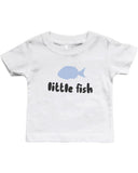 Big Fish and Little Fish Dad and Baby Matching Shirt Set Parent and Kid Cute Tops