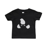 Funny Chicken and Little Chick Matching Dad Shirt and Baby Shirt