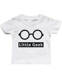 Funny Big Geek Little Geek Matching Dad Shirt and Baby Shirt